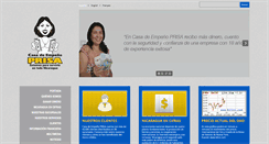 Desktop Screenshot of prisa.com.ni